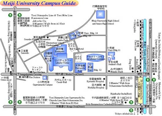 会場の地図